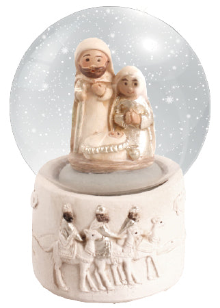 Small Nativity/Christmas 2 1/2" Waterball with Holy Family
