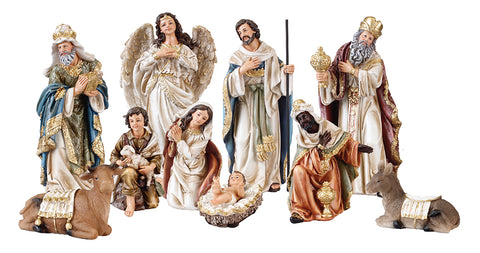 Nativity Set - 11 Figures 8"