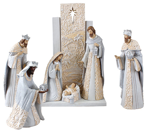 Nativity Set - 6 resin figures 9.5"