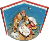 Holy Family Nativity 3D Book Ornament