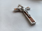 St. Benedict Crucifix (metal and wood)