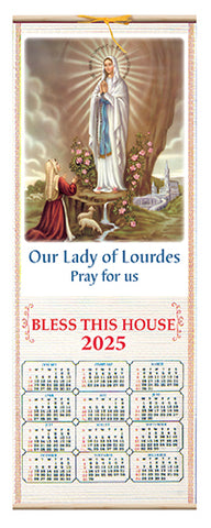 Lourdes Scroll Calendar 2025