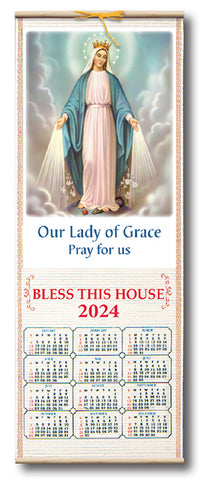 Our Lady of Grace Scroll Calendar 2025