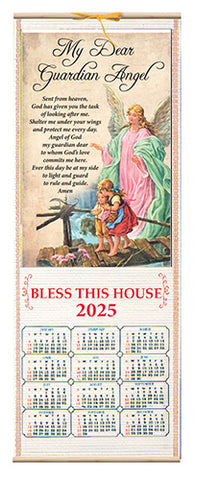 Guardian Angel Scroll Calendar 2025