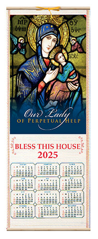 Perpetual Help Scroll Calendar 2025