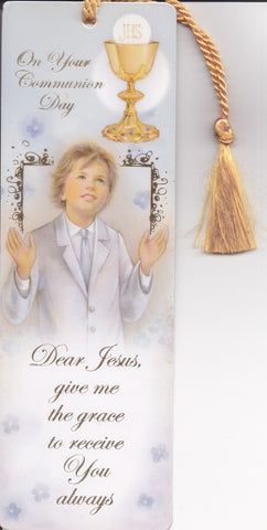 First Communion -  Bookmark boys 2