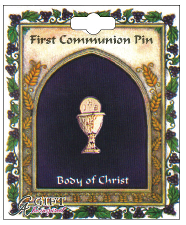 First Communion Monstrance Lapel Pin/Brooch