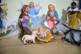 Plastic Nativity Set - 12 figures 12cm