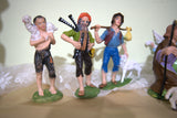 Plastic Nativity Set - 12 figures 12cm