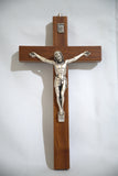 Mahogany Wood Crucifix