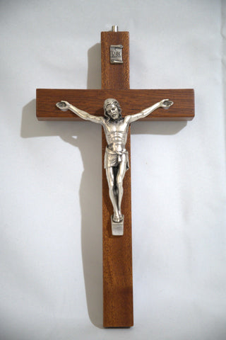 Mahogany Wood Crucifix