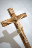 Genuine Olive Wood Standing Crucifix