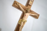 Genuine Olive Wood Standing Crucifix