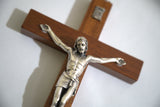 Mahogany Wood Crucifix