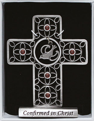 Standing 3 inch Cross/Confirmation/Crystals