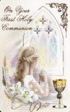 Communion Prayer Card for a Girl 5