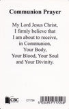 Communion Prayer Card for a Girl 5