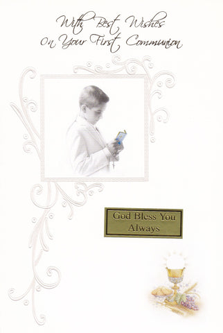 Communion Card/Boy 4