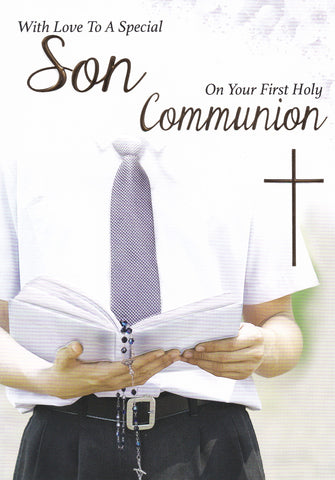 Communion Card/Boy 2 Larger size