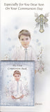 Holy Communion Gift - a small pocket-sized book and a greeting card