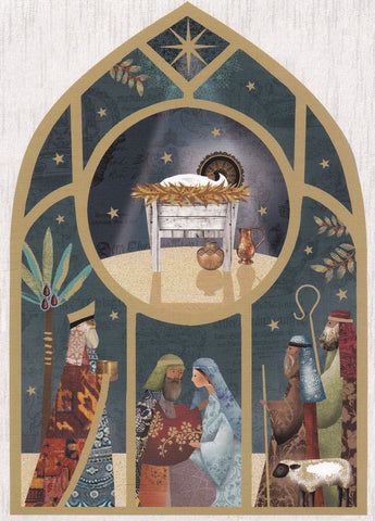 Away in a Manger Christmas Card