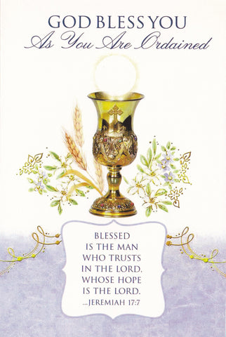 God Bless You as Your Are Ordained