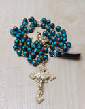 Attractive Electric Blue Rosary