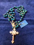 Attractive Electric Blue Rosary