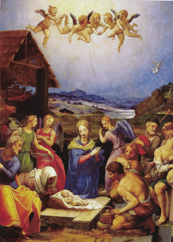 Adoration of the Shepherds Christmas Card