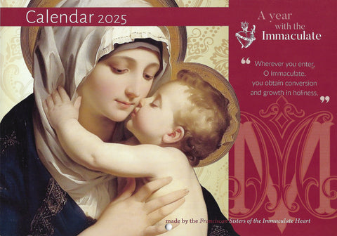 Fundraising Marian Calendar 2025