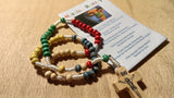 Wood Corded Rosary/Missionary Bead