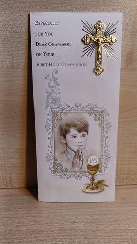 Communion Card/Grandson 2