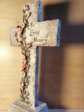 Resin Grave Cross/13 3/4 inch Standing