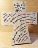 MDF Wood Cross 7 1/8 inch/Confirmation Symbolic