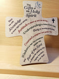 MDF Wood Cross 7 1/8 inch/Confirmation Symbolic