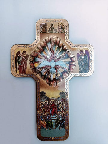 Confirmation: Wooden cross with a beautiful image