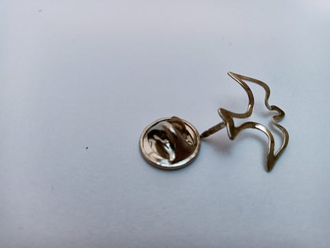 Confirmation Gift-  decending dove pin