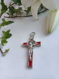 St. Benedict Crucifix (red)