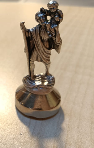 St. Christopher Magnetic Car Statue