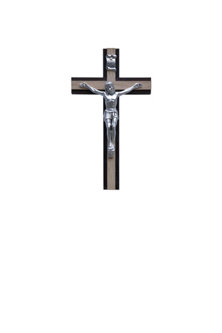 Two toned Wooden Crucifix