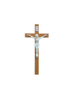 Wood Crucifix with glow in the Dark Corpus