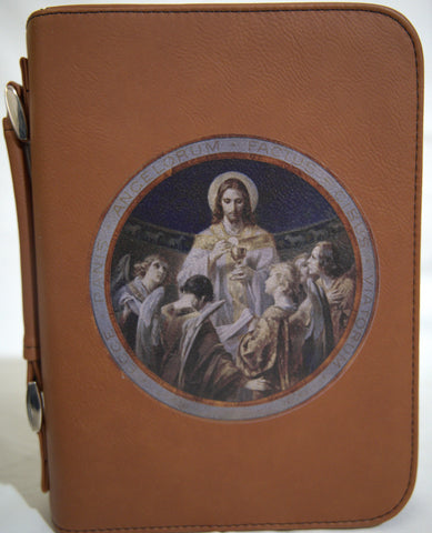 Large Bible/Book Holder Jesus and the Angels Design(Brown)