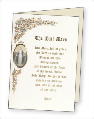 Hail Mary Notelets
