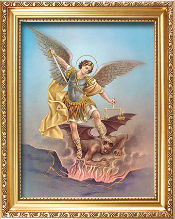 St. Michael 8 x 6" Framed