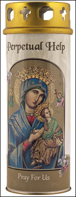 Perpetual Help Votive Candle (3 days burn time)