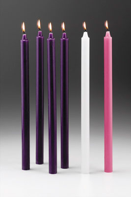 Small Advent Candles