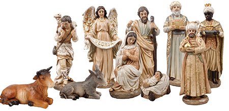 Nativity Set - 10 resin figures 6"