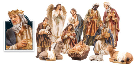 Nativity Set - 11 resin figures 12"
