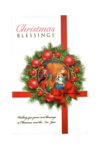 Small Christmas Blessings assorted cards - Pack of 10