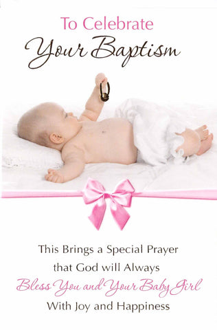 Baptism Card (Girl)
